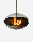 Aeris Fireplace, Hanging