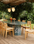 Epic Elliptical Outdoor Dining Table