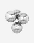 Globe Chandelier Small, Silver