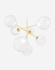 Globe Chandelier Large, Opal LED