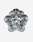 Globe Burst Chandelier, Chrome