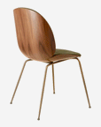 Beetle Dining Chair, Veneer Shell & Leather