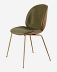 Beetle Dining Chair, Veneer Shell & Leather