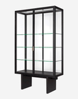 Private Vitrine/Showcase Cabinet, Brown/Black Stained Oak