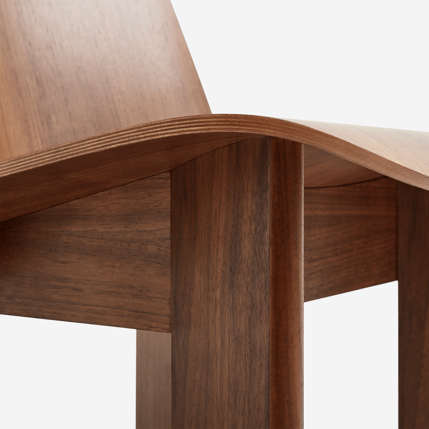 Chisel Lounge Chair, Walnut