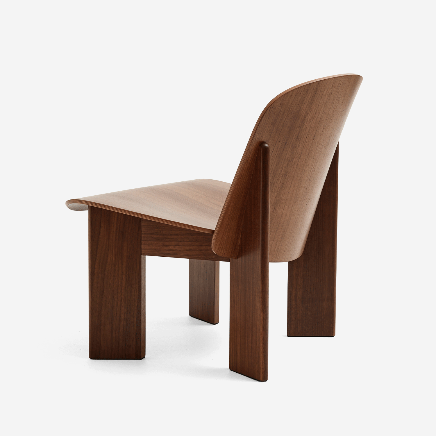Chisel Lounge Chair, Walnut
