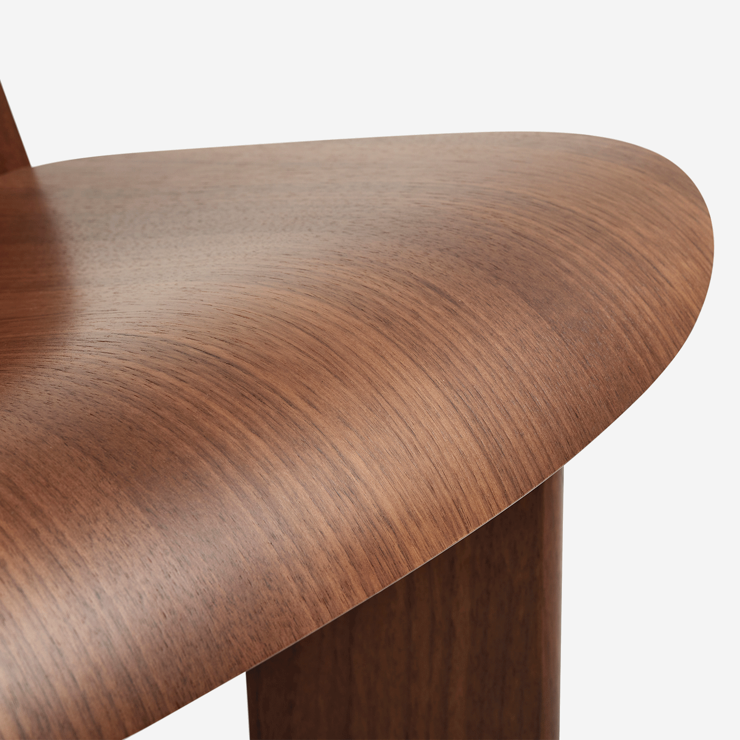 Chisel Lounge Chair, Walnut