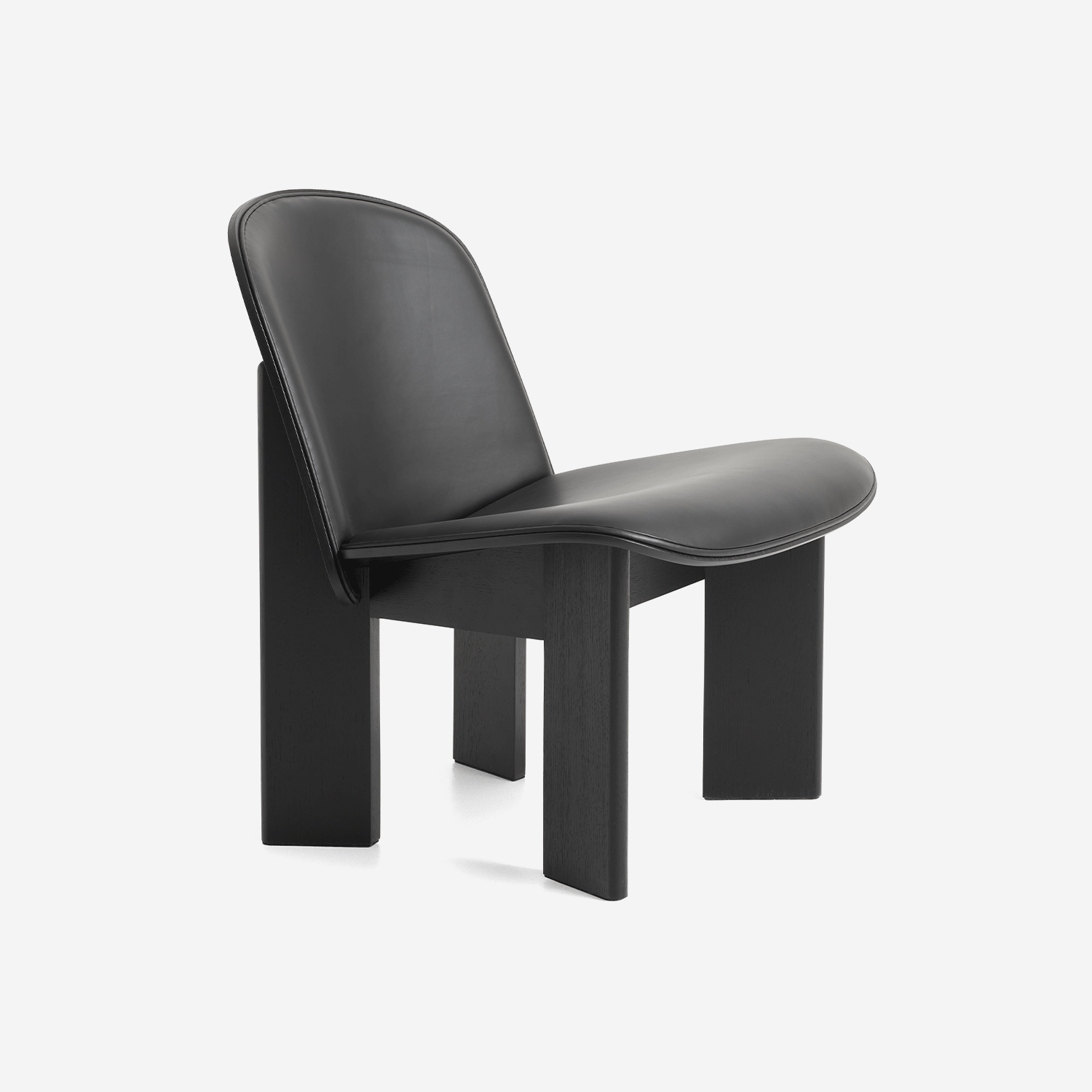 Chisel Lounge Chair, Leather