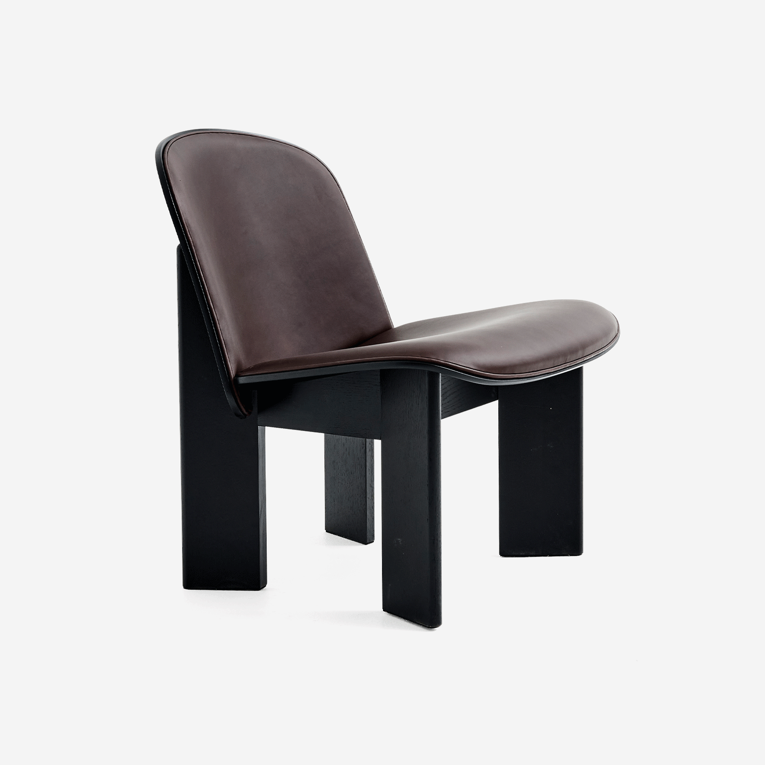 Chisel Lounge Chair, Leather