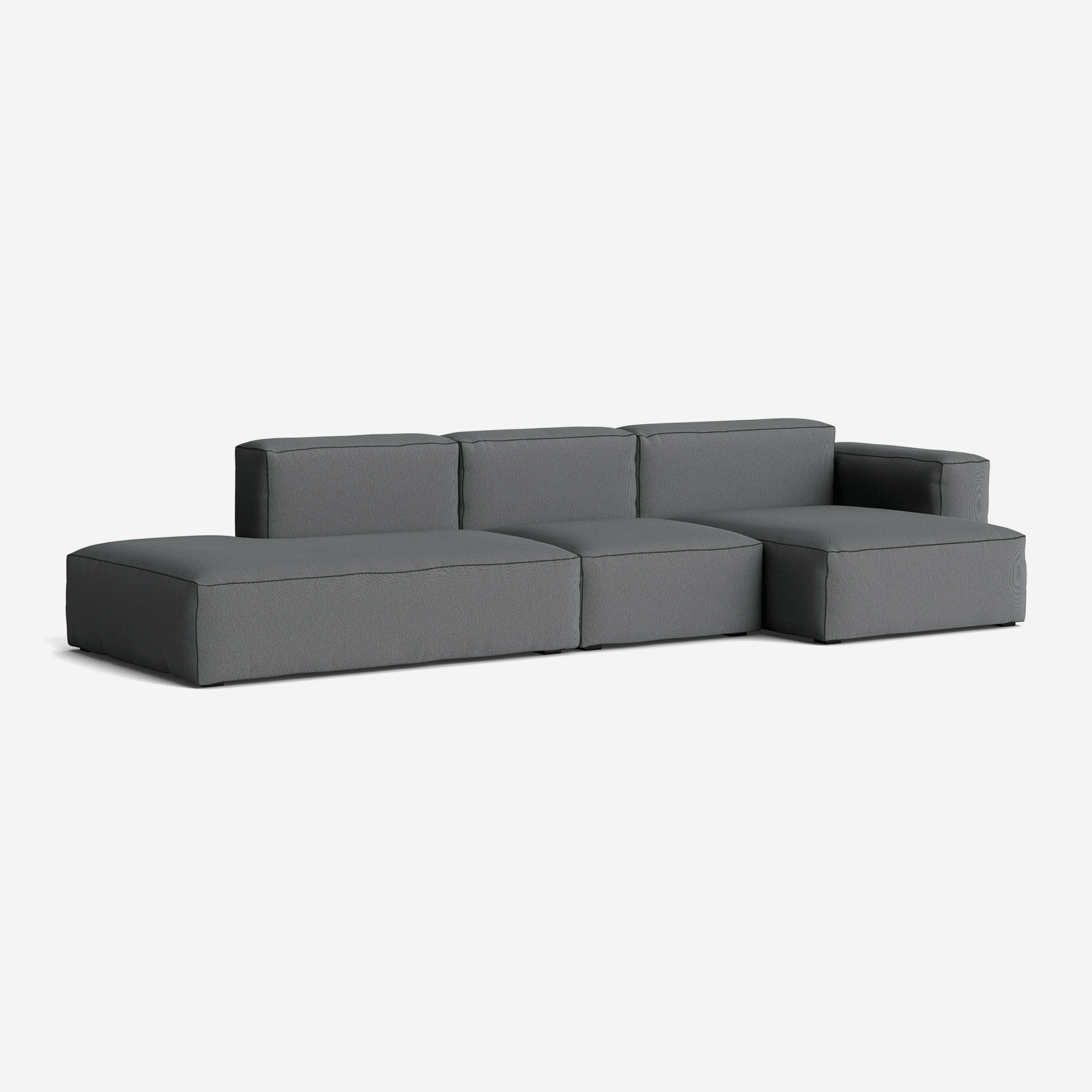 Mags Soft Low Armrest 3 Seater Sofa, Combination 4