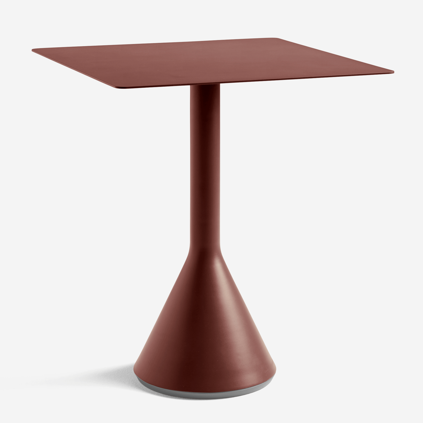 Palissade Cone Table, Square Tabletop