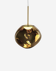 Melt Pendant, Polished Bronze