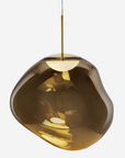 Melt Pendant, Polished Bronze