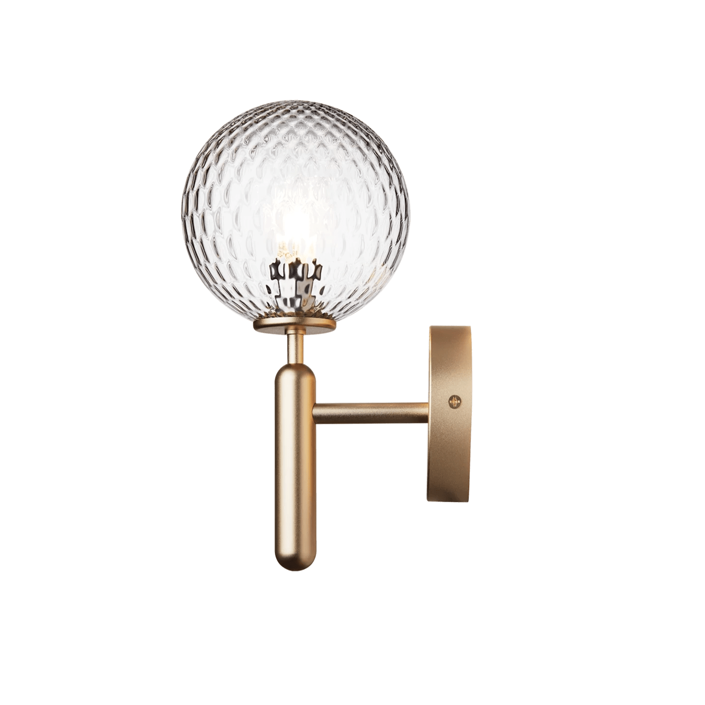 Miira wall light, Optic Clear - Moleta Munro Limited