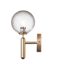 Miira wall light, Optic Clear - Moleta Munro Limited