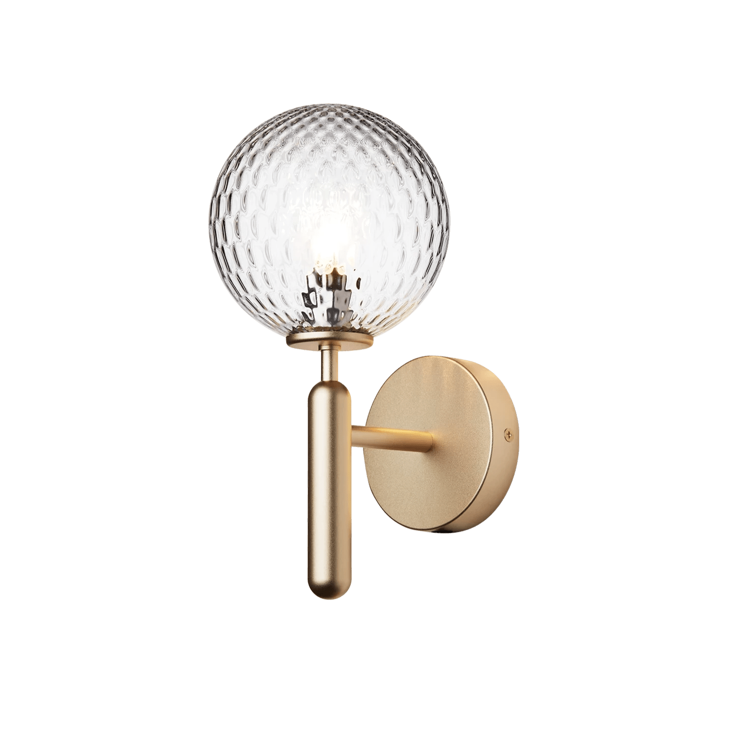 Miira wall light, Optic Clear - Moleta Munro Limited