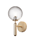 Miira wall light, Optic Clear - Moleta Munro Limited