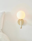 Miira wall light, Opal - Moleta Munro Limited