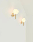Miira wall light, Opal - Moleta Munro Limited
