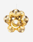 Mirror Ball Burst Chandelier, Gold