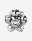 Mirror Ball Burst Chandelier, Silver