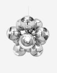 Mirror Ball Burst Chandelier, Silver