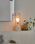 The Muse Portable Lamp in Candlenut White - Moleta Munro Limited
