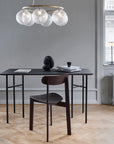 Miira 6 Circular Chandelier, Brass