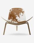 CH07 Shell Chair, Cowhide