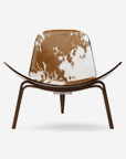 Cowhide Shell Chair