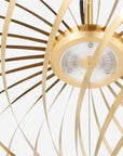 Spring Pendant Small, Brass