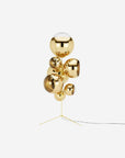 Mirror Ball Stand Chandelier, Gold