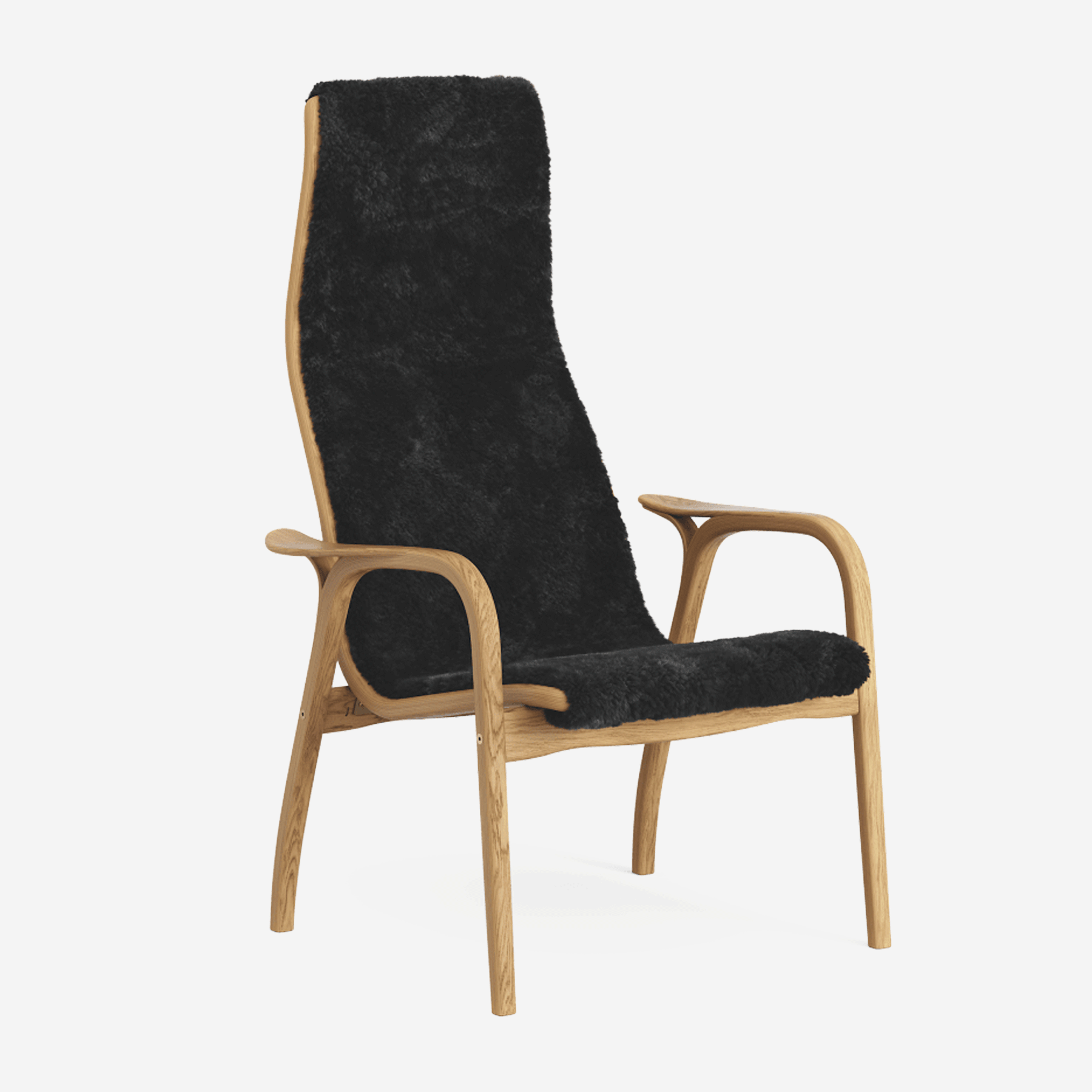 Lamino Lounge Chair, Oak &amp; Sheepskin