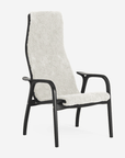 Lamino Lounge Chair, Black & Sheepskin