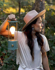 The Muse Portable Lamp in Pleasure Garden Green - Moleta Munro Limited