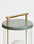 The Muse Portable Lamp in Pleasure Garden Green - Moleta Munro Limited