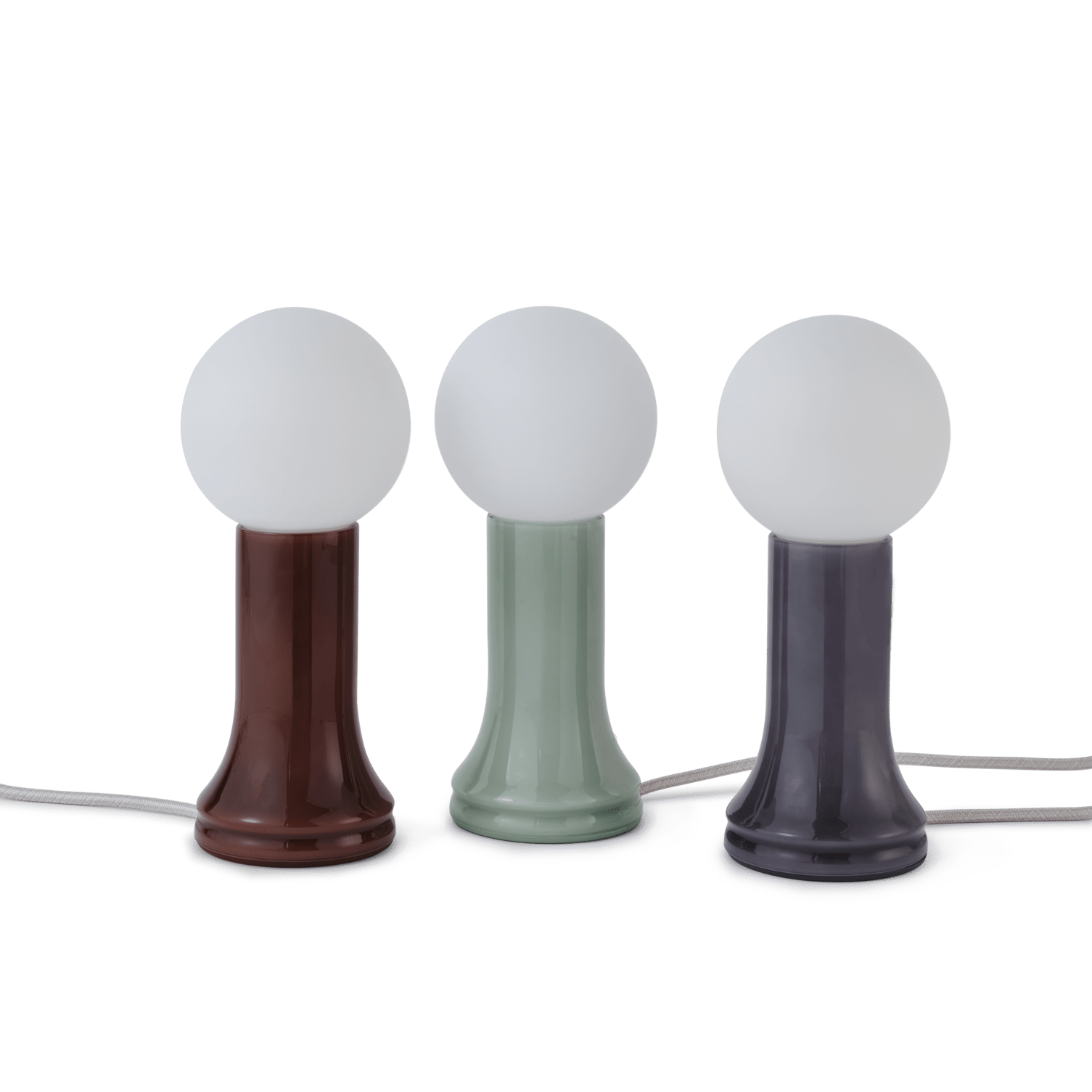 Shore Table Lamp, Bottle Brown