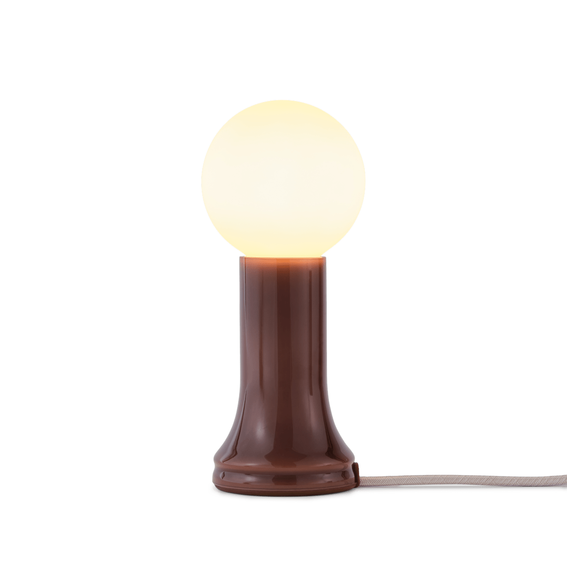 Shore Table Lamp, Bottle Brown