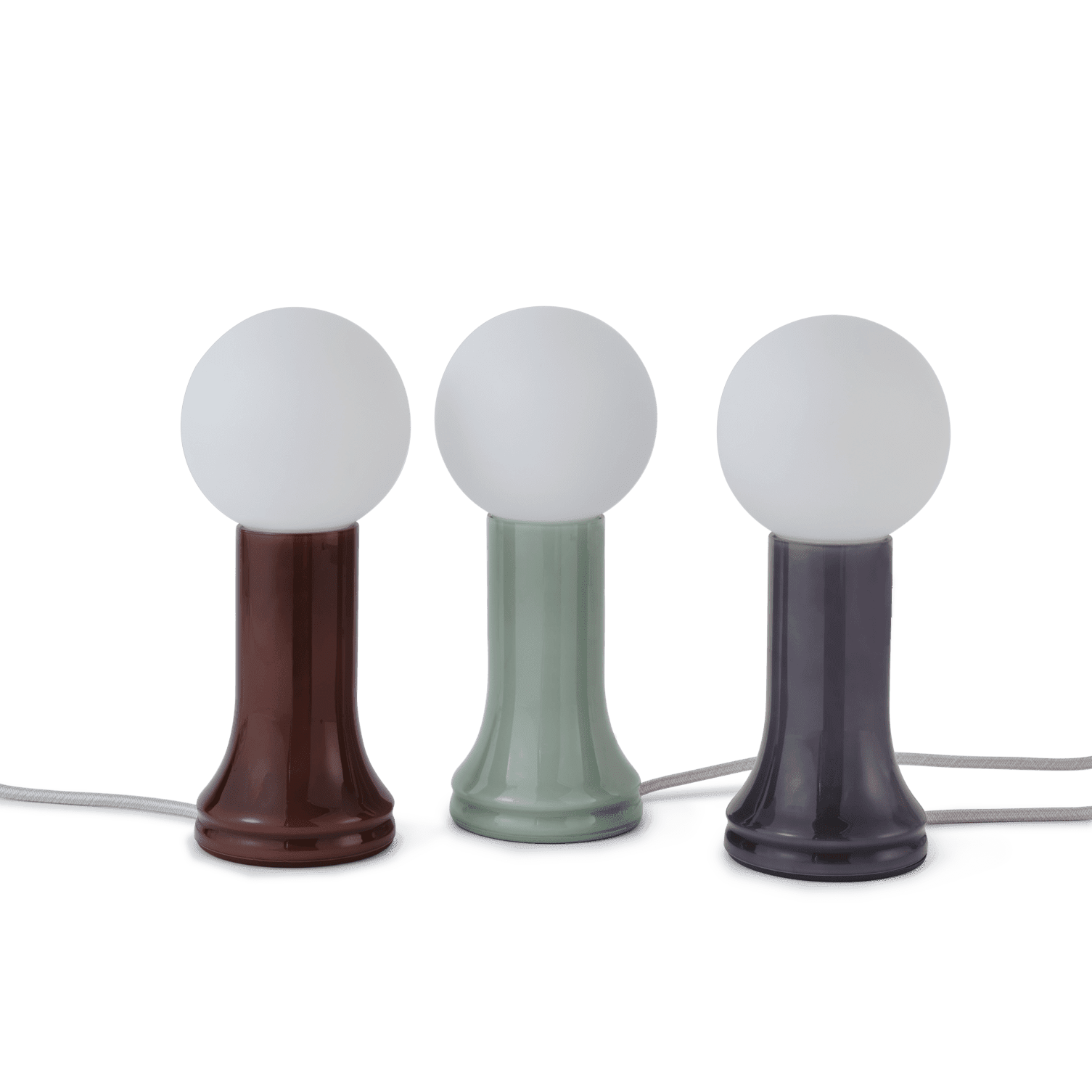 Shore Table Lamp, Smoke Grey