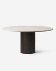 VIPP495 Cabin round table, dark oak base