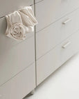 Relief Chest of Drawers on Legs, Low