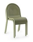 Ex-Display Groove Outdoor Large Obround Table and Groove Outdoor Side Chairs