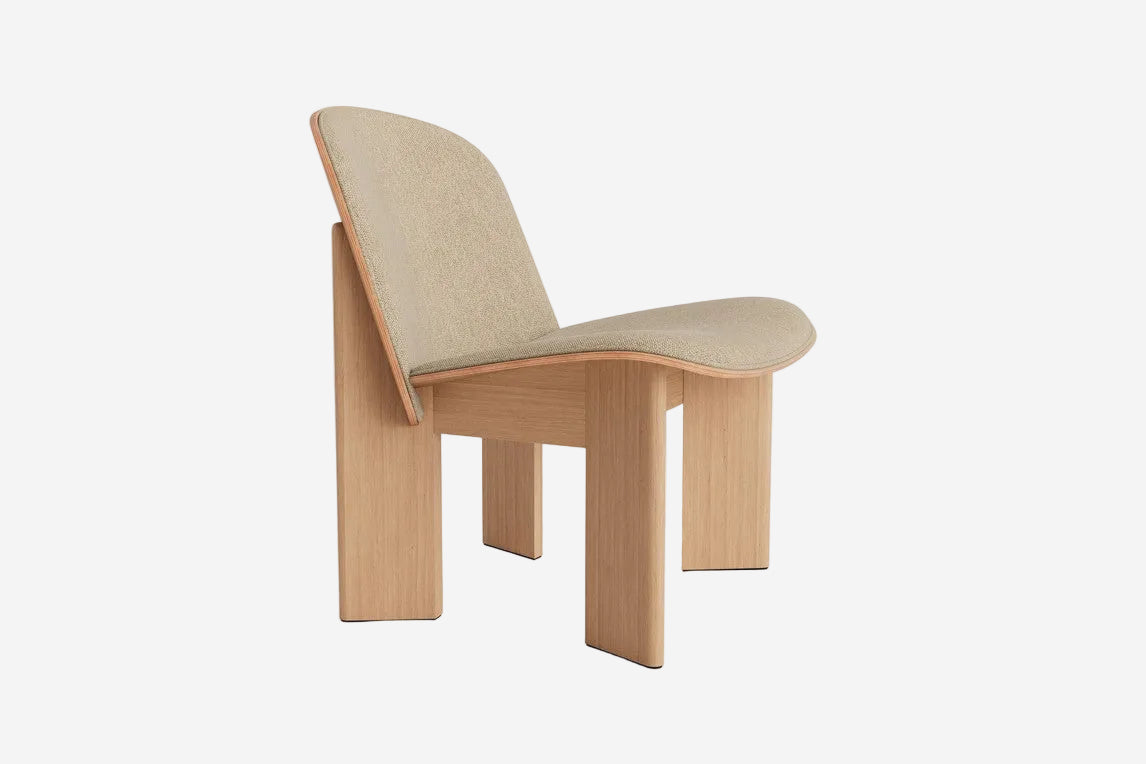 Chisel Lounge Chair, Upholstered
