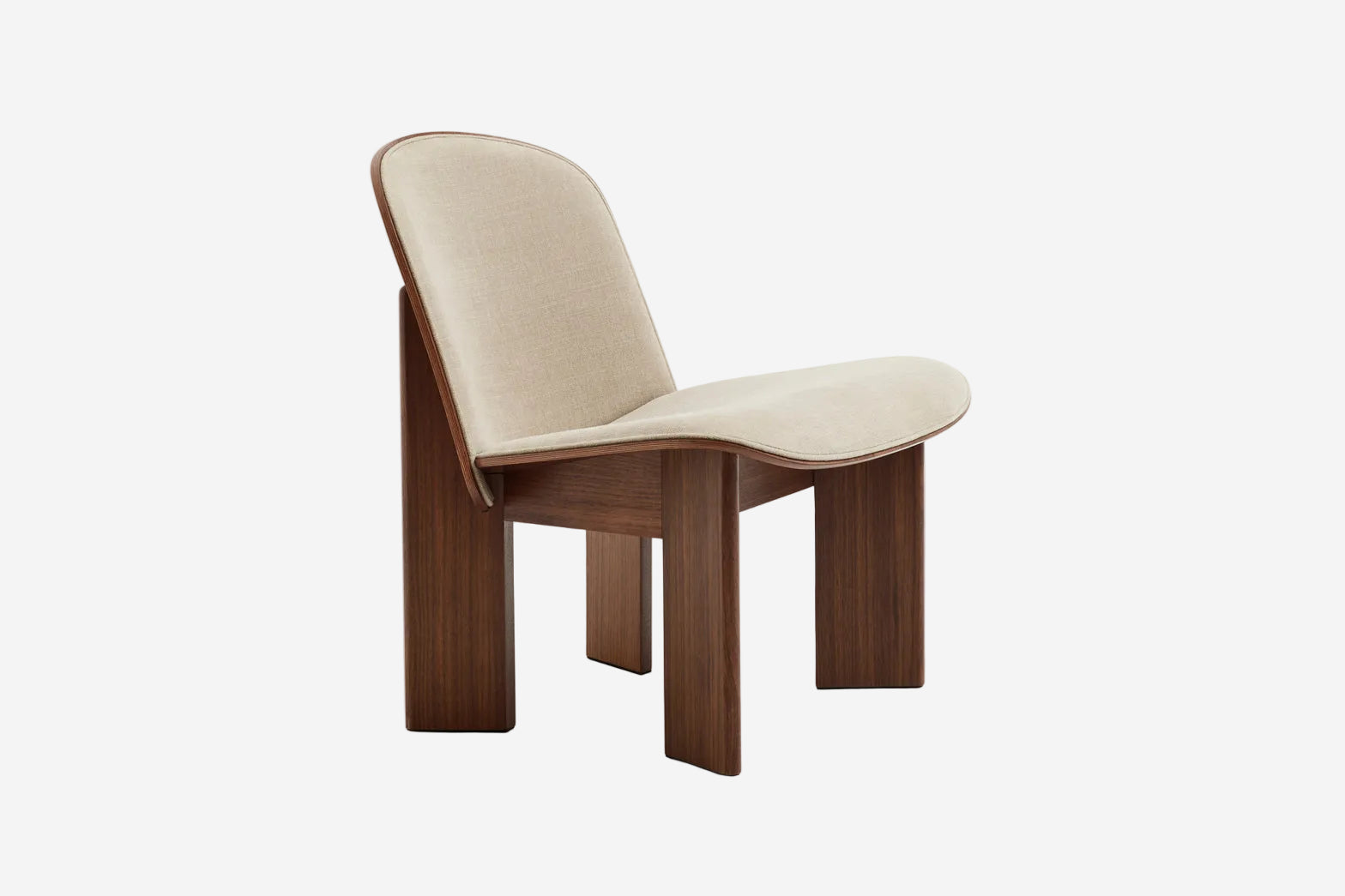 Chisel Lounge Chair, Upholstered