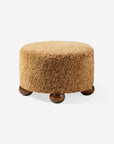 Luupo Ottoman, Sheepskin Maple