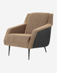 CDC.1 Lounge Chair, Soft Leather Back &  Boucle 005