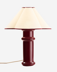 Heath Table Lamp in Port Red