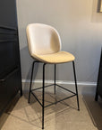 Ex-Display Beetle Bar Chair, Fully Upholstered, Light Grey