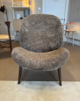 Ex.Display VIPP466 Lodge lounge chair, Curly 07 Umbre