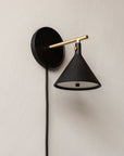 Cast Sconce Wall Lamp with Diffuser